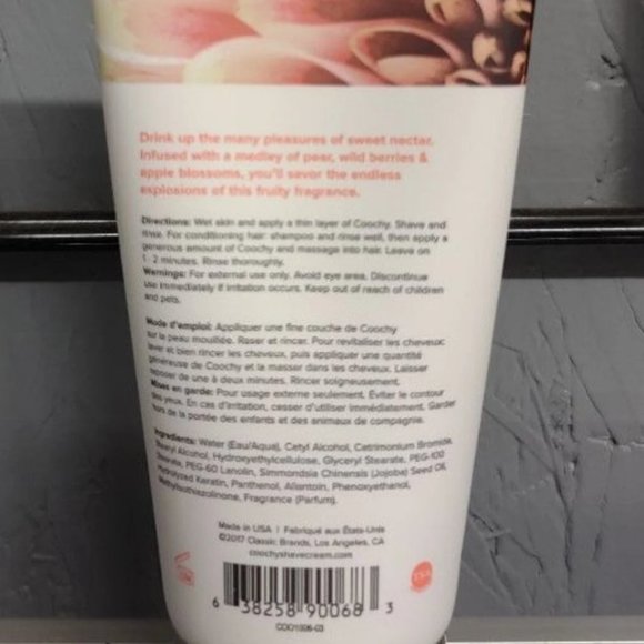 Coochy Rash Free Shave Cream-Sweet Nectar 3.4oz - Picture 3 of 5